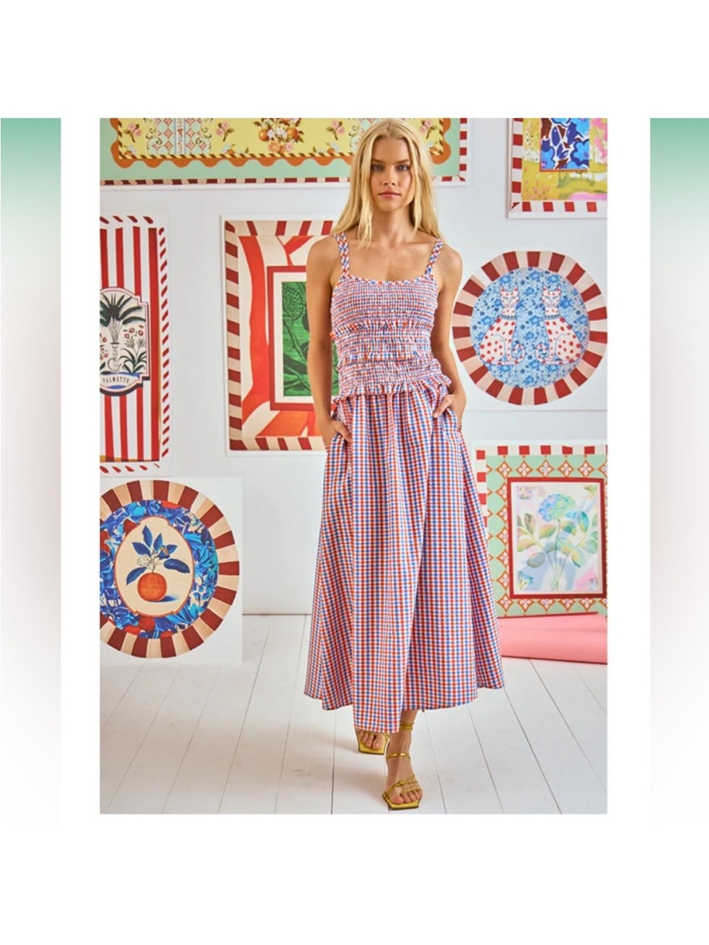 Hunter Bell Francie Dress Gingham